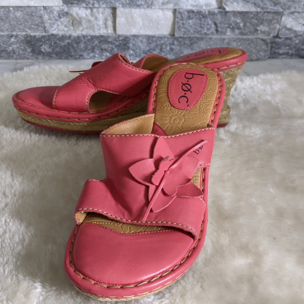 BOC coral wedge sandals
